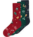 Chaussettes Name It - 3 Pack - NknVismas - Rouge bouffon/Marine 
