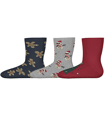 Name It Socks - 3-Pack - NknriChristmas - Navy Blazer/Grey Me