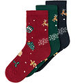 Name It Socken - 3er-Pack - NmnVismas - Jester Red/Navy Blazer +