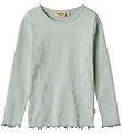 Wheat Blouse - Rib - Ida - Soft Rain