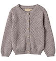 Wheat Cardigan - Stickad - Magnella - Dusty Purple