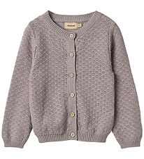 Wheat Cardigan - Knitted - Magnella - Dusty Purple