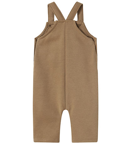 Lil' Atelier Overalls - Sweat - NbmIlondon - Sepia Tint