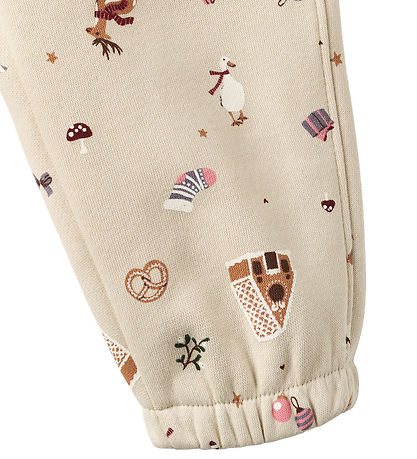Wheat Sweatpants - Cass - Offwhite Holiday