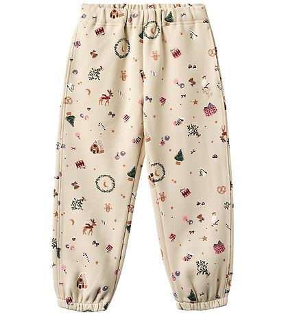 Wheat Sweatpants - Cass - Offwhite Holiday
