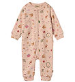 Wheat Jumpsuit w.o. Footies- Nikola - Rose Dust Holiday