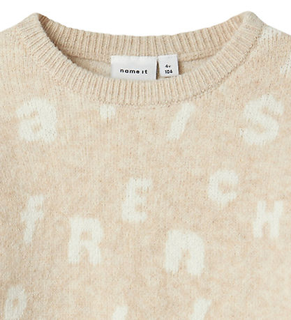 Name It Blouse - Knitted - NmfOline - Sandshell