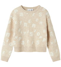 Name It Blouse - Knitted - NkfOline - Sandshell