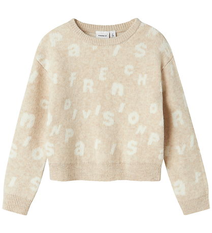 Name It Blouse - Knitted - NkfOline - Sandshell