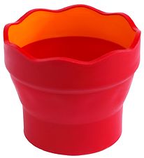 Faber-Castell Becher Für Wasser/Pinsel - Click&Go - Rot