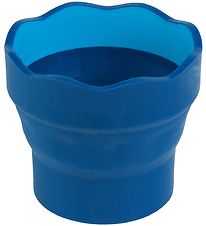Faber-Castell Becher für Wasser/Pinsel - Click & Go - Blau