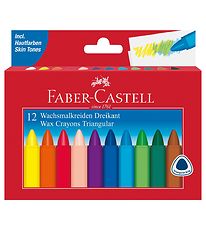 Faber-Castell Fargekritt - Trekantet - 12 stk. - Multi
