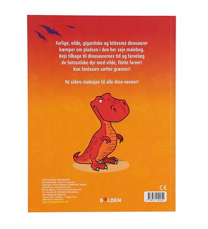 Forlaget Bolden Värityskirja - Dinosaurukset