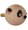 Patère OYOY - 4x4x4 cm - Mini - Panda - Naturel