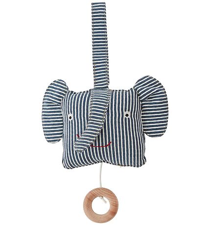 OYOY Musical Mobile - Erik Elephant - Blue