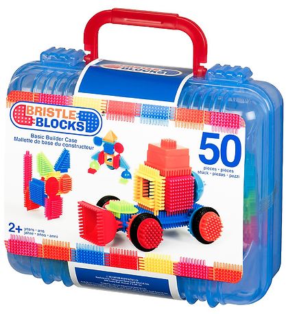 Bristle Blocks Koffert - 50 Deler - Basic Byggmester