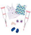 Our Generation Doll Clothes - On crutches