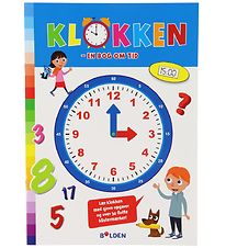 Forlaget Bolden Aktivitetsbog m. Klistermærker - Klokken - Dansk