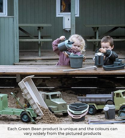 Dantoy Green Bean Bucket w. Pour Spout - Assorted Earth Colours
