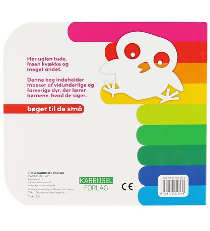 Karrusel Forlag Book w. Sound - What Sound Do You Say? - Danish
