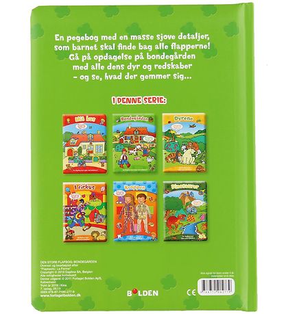 Forlaget Bolden Bók - Stór Flipbókin: Bærinn - Danskur