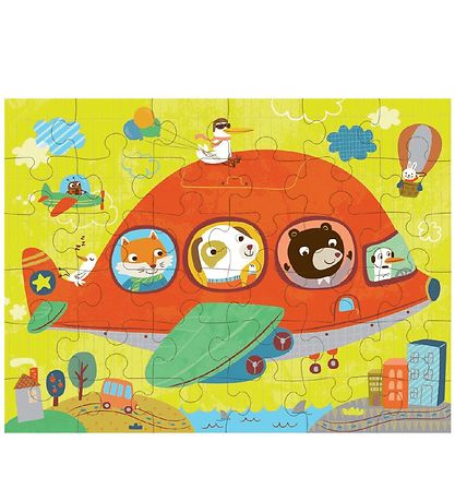 Mudpuppy Puzzle To Go - 36 pcs - Airplane