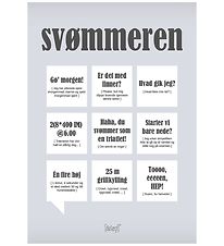 Dialægt Poster - 30x42 - The swimmer