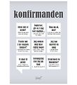 Dialægt Poster - 30x42 - Konfirmanden