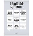 Dialægt Poster - 50x70 - Håndbold-Spilleren