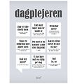 Dialægt Poster - 50x70 - Dagplejeren