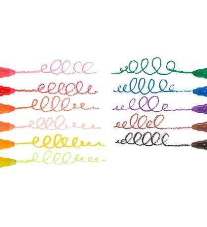 Ooly Crayon - Watercolor - Rainy Dayz - 12 pcs 