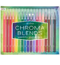 Ooly Vatnslitir - Chroma Blends - 18 Stk.