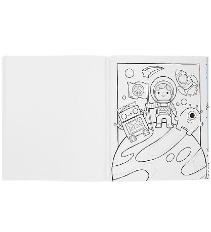 Livre de Coloriage Ooly - Outer Space Explorer