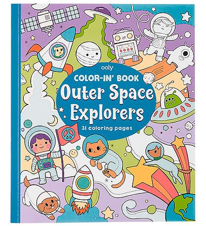 Livre de Coloriage Ooly - Outer Space Explorer