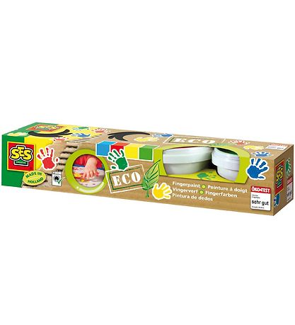 SES Creative Fingerpaint - 4x120 ml - Light Colours