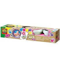 SES Creative Fingerpaint - 4x120 ml - Pastel Colours
