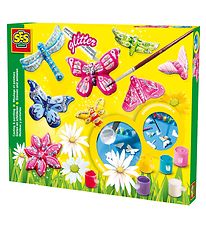 SES Creative Mygla og málning - Fiðrildi M. Glitter