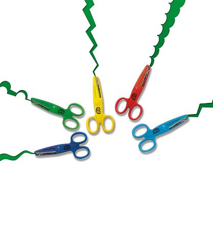 SES Creative Scharenset - 5 stk - Zig Zag