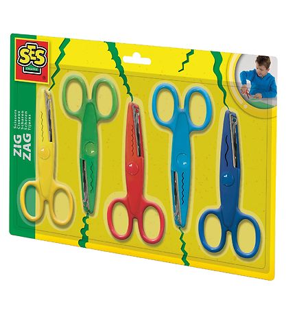 SES Creative Scharenset - 5 stk - Zig Zag