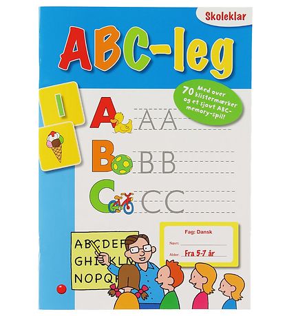 Forlaget Bolden Activity Book - ABC-Leg - Danish