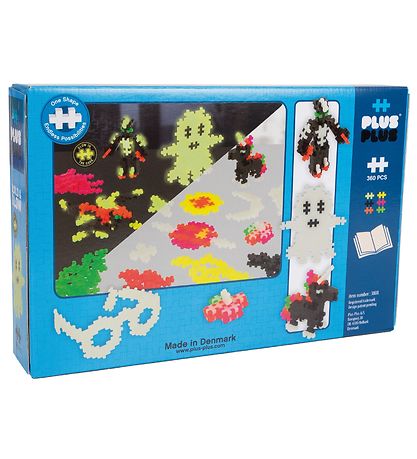 Plus-Plus Mini - Pimeässä hohtava - 360 kpl