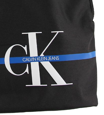 Calvin Klein Backpack - Monogram Stripe - Black