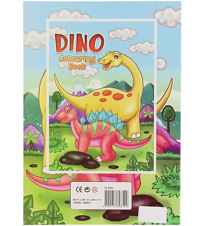 Colouring Book - Dino Colouring Book - 16 Pages