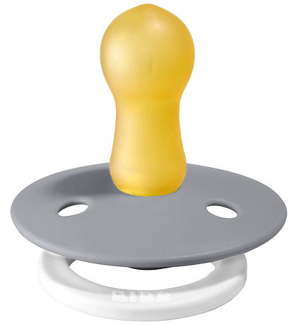 BIBS Colour Glowing Pacifiers - Size 2 - 2-Pack - Round - Sage/C