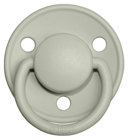 BIBS De Lux Pacifiers - 2-Pack - Round- Sage/Hunter Green