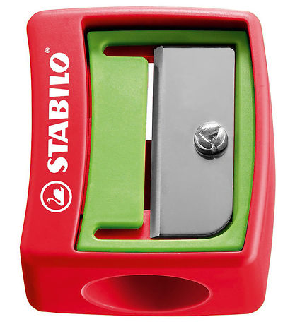 Stabilo Puntenslijper - Houtachtig 3-in-1 - Assorti - Groen/Rood
