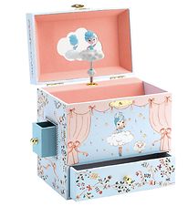 Djeco Trinket Box w. Music - 16x17x10 cm - Ballerina On Stage