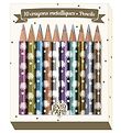 Djeco Colouring Pencils - Mini - 10 pcs. - Metallic