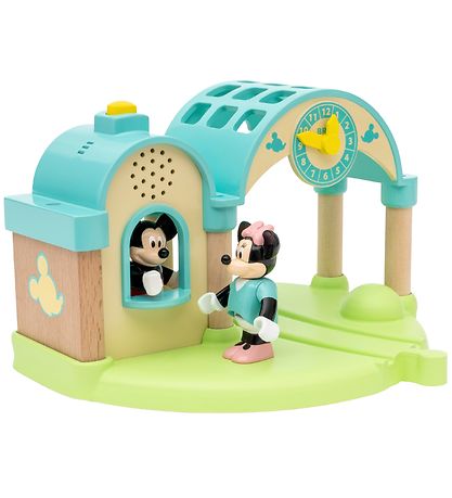 BRIO Train station w. Mickey Mouse - 4 Parts - Audio recorder 32