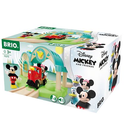 BRIO Train station w. Mickey Mouse - 4 Parts - Audio recorder 32